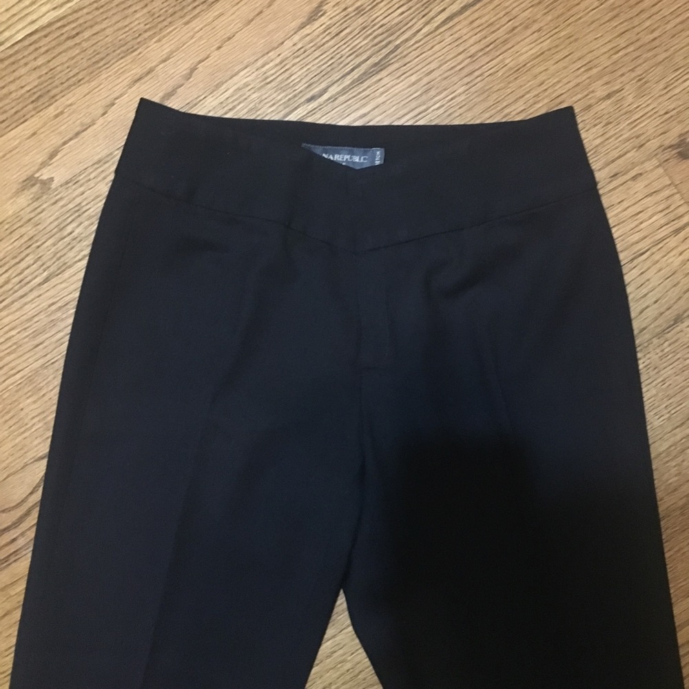 Banana republic black ankle wool pants - Picture 2 of 8